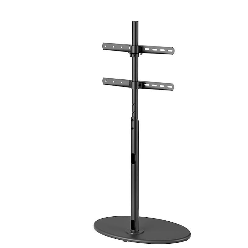 XTRARM Arius Soporte Tv de pie Oval Negro