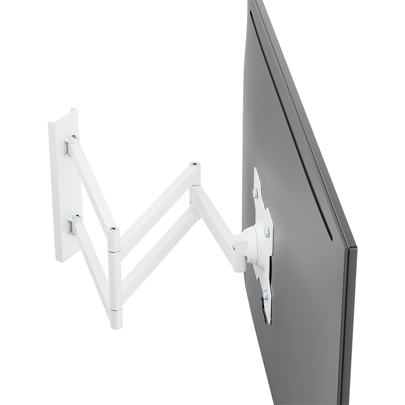XTRARM Axis XL 108,5 cm Blanco - Soporte de TV giratorio e inclinable
