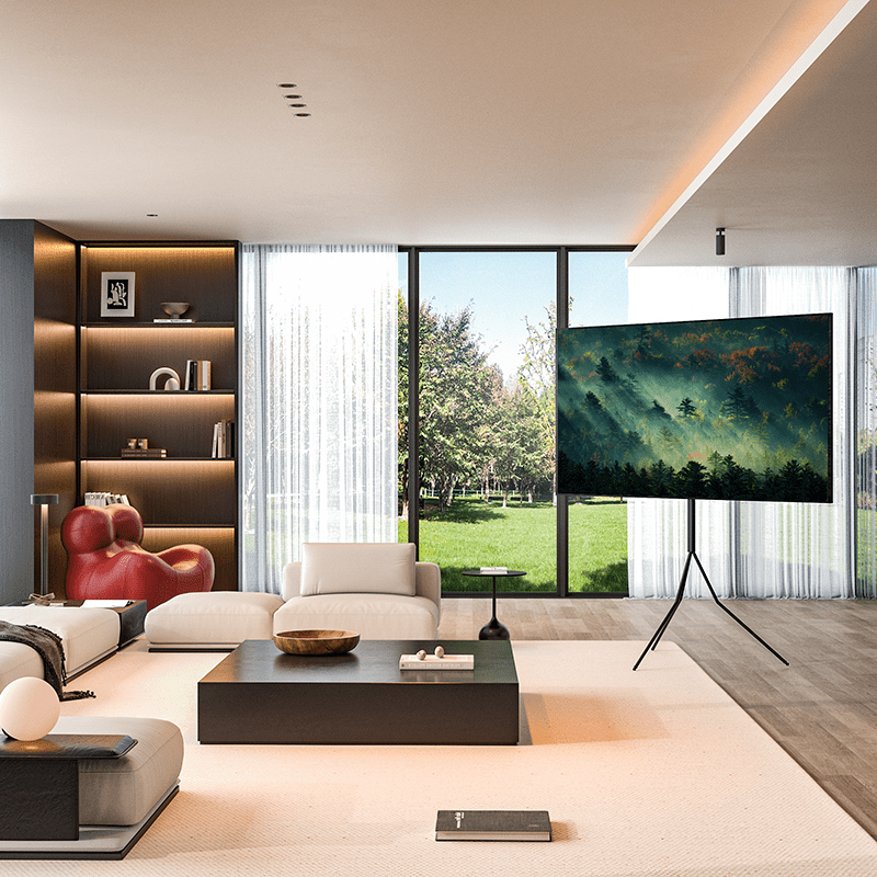 XTRARM Juno Trípod 400 - Soporte TV de suelo Negro