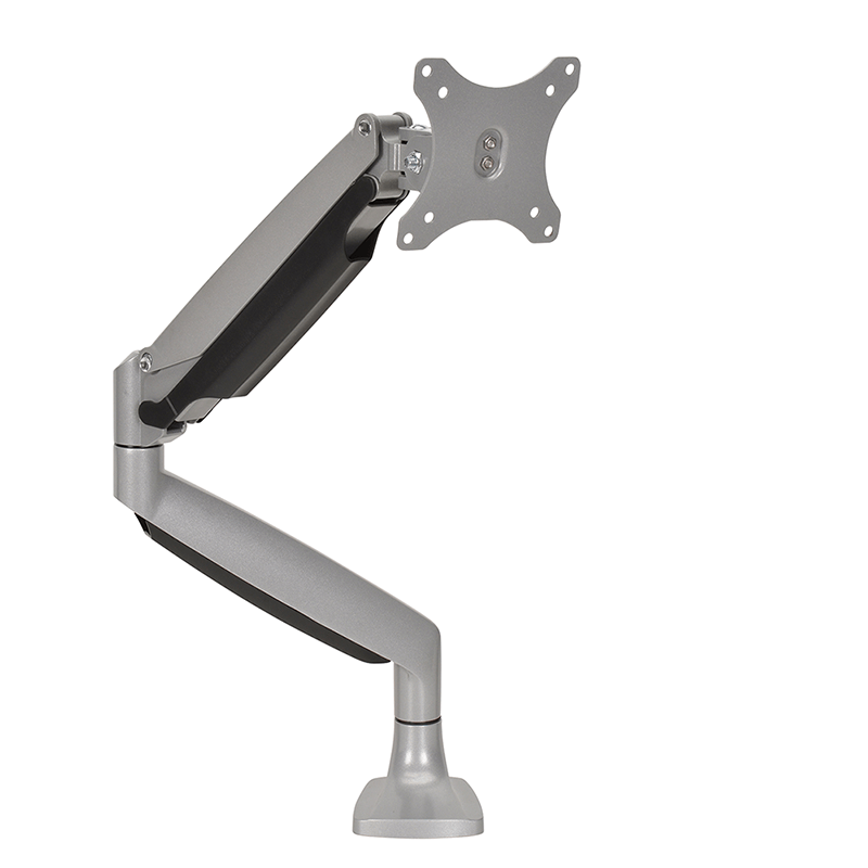 DQ Wall-Support Nika Brazo para un Monitor Gris con resorte de gas
