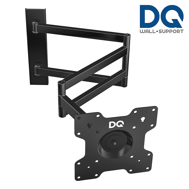 DQ Wall-Support Rotate XL 108,5 cm Giratorio - Soporte TV de pared Negro