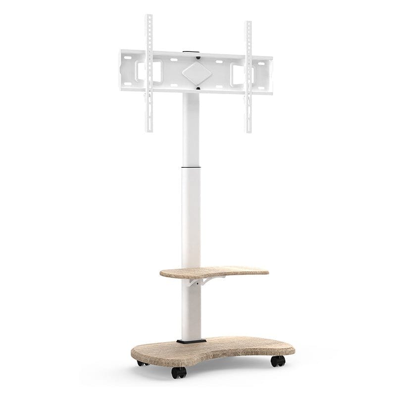 XTRARM Stellar roble/blanco Móvil – Soporte Tv de pie