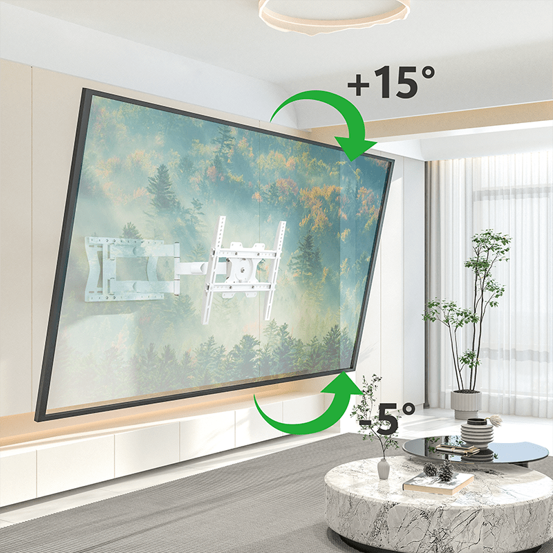 XTRARM Tantal 80 cm Flex - Soporte TV de pared Blanco