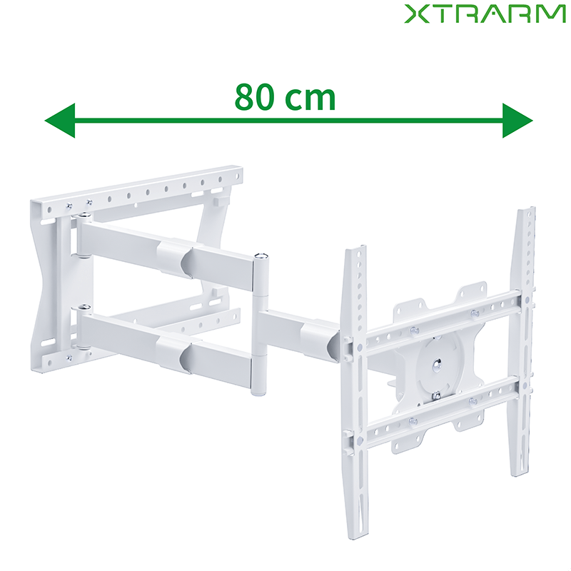 XTRARM Tantal 80 cm Flex - Soporte TV de pared Blanco