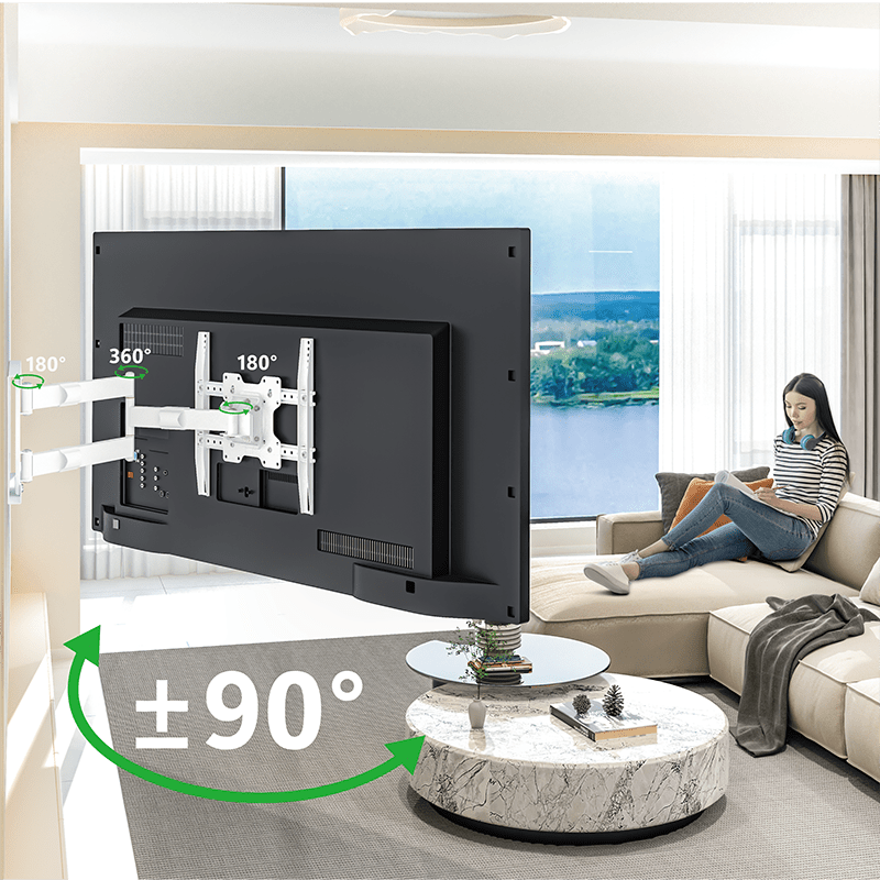 XTRARM Tantal 80 cm Flex - Soporte TV de pared Blanco