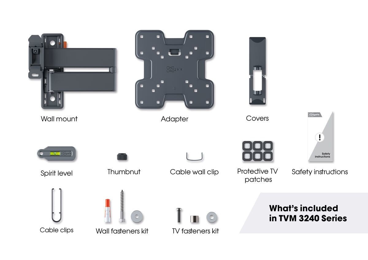 Vogel's TVM 3245 FULL MOTION+ S WALL MOUNT Black