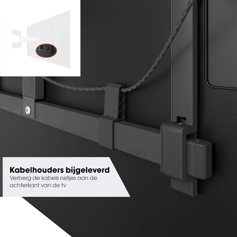 Vogel's TVM 5645 Draaibare tv-beugel 40 -77 inch platinumgrijs