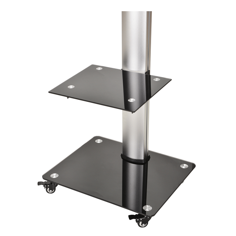 DQ Wall-Support Adrian 2 Móvil - Soporte TV de suelo Gris