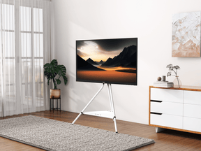 XTRARM Ahton Trípod - Soporte TV de suelo Blanco