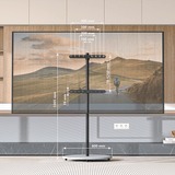 XTRARM Arius Impresión - Soporte TV de suelo Madera Gris