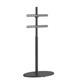XTRARM Arius Soporte Tv de pie Oval Negro