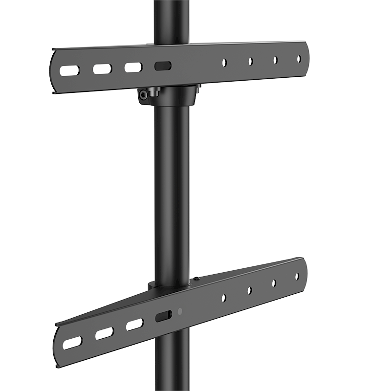 XTRARM Arius Soporte Tv de pie Oval Negro