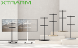 XTRARM Arius - Soporte TV de suelo Madera Maciza