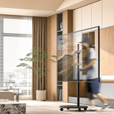 XTRARM Arius - Soporte TV de suelo Negro