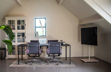 XTRARM Atria Cuadrado Blanco - Soporte TV de suelo