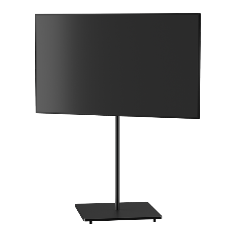 XTRARM Atria Cuadrado Negro - Soporte TV de suelo