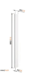 Vogel's CABLE COVER WHITE