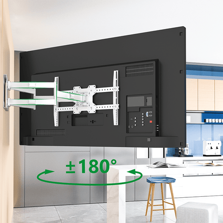 XTRARM Cratos 100 cm doble Rotate VESA 600 - Soporte TV de pared Blanco
