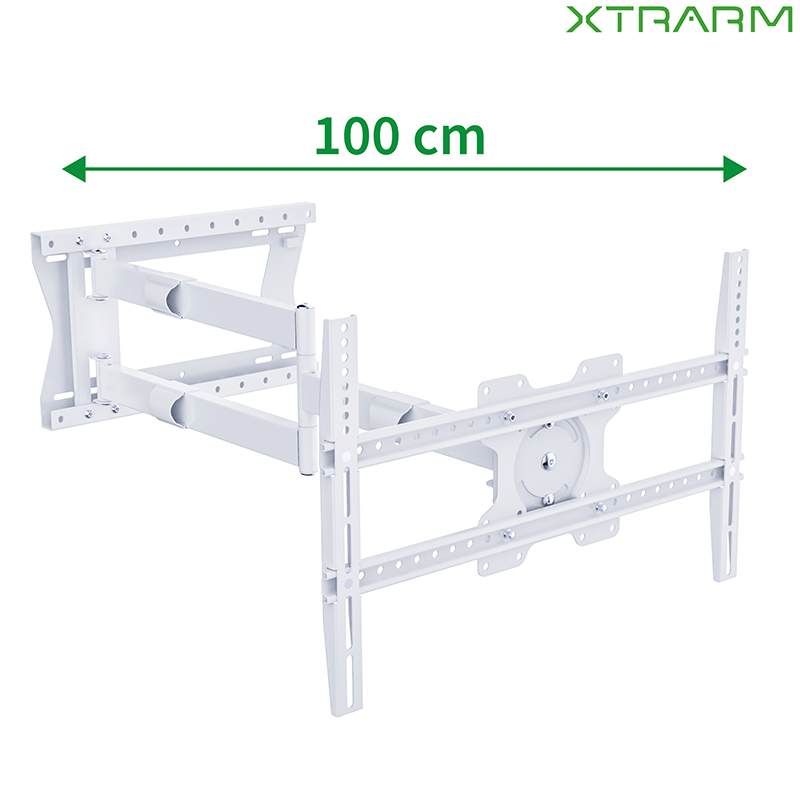 XTRARM Crius 100 cm Rotate VESA 600 - Soporte TV de pared Blanco