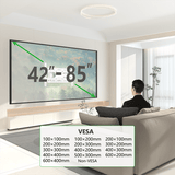 XTRARM Crius 100 cm Rotate VESA 600 - Soporte TV de pared Blanco