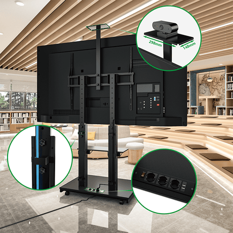 XTRARM Duolite negro – Soporte Tv de pie Manual