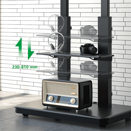 XTRARM Duolite negro – Soporte Tv de pie Manual