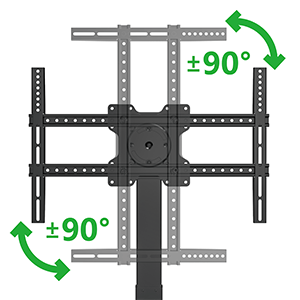XTRARM Elevate Negro - Soporte de suelo eléctrico