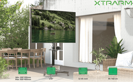 XTRARM Elevate Negro - Soporte de suelo eléctrico