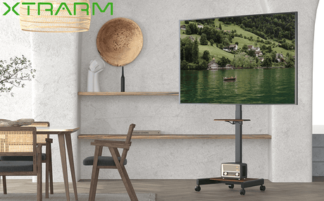 XTRARM Elevate Nogal - Soporte de suelo eléctrico