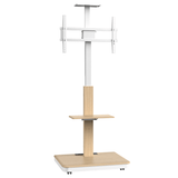 XTRARM Elite blanco/haya – Soporte Tv de pie Manual