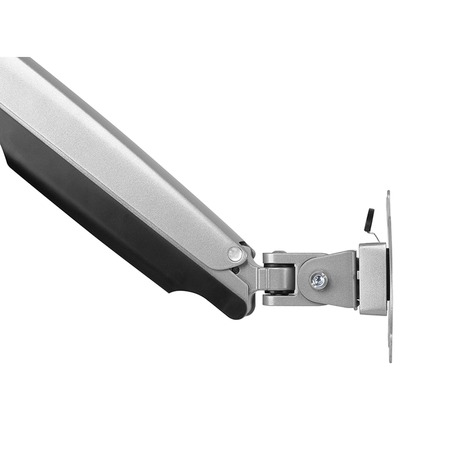 DQ Wall-Support Nika Brazo para un Monitor Gris con resorte de gas