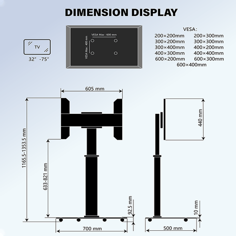 XTRARM TV Aluminio Proton 100: Alta definición para tu entretenimiento