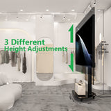 XTRARM Proton 100 Pie-TV Negro: Elegancia y Funcionalidad en un Soporte Versátil