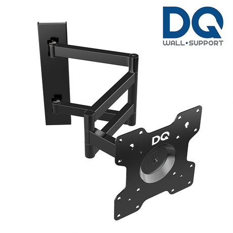 DQ Wall-Support Rotate XL 70 cm Soporte de TV Giratorio - Soporte TV de pared Negro