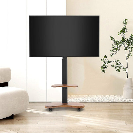 XTRARM Stellar nogal/negro Móvil – Soporte Tv de pie