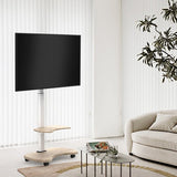 XTRARM Stellar roble/blanco Móvil – Soporte Tv de pie