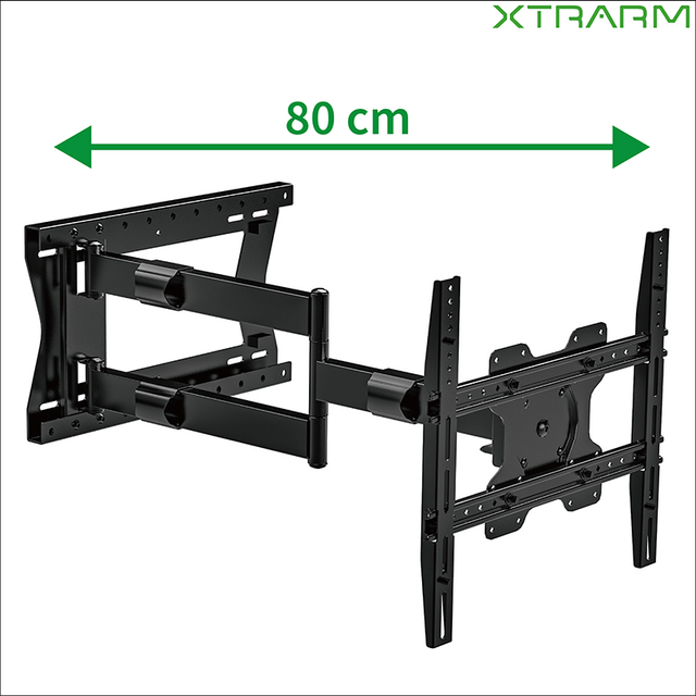 XTRARM Tantal 80 cm Fixed - Soporte TV de pared Negro