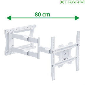 XTRARM Tantal 80 cm Flex - Soporte TV de pared Blanco