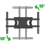 XTRARM Tantal 80 cm Flex - Soporte TV de pared Negro