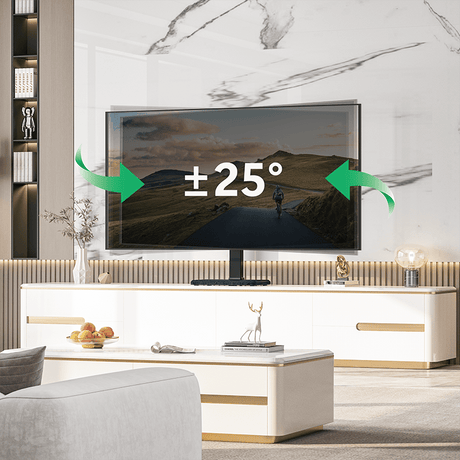 XTRARM TS1020 - Soporte TV negro de mesa