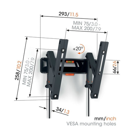 Vogel's TVM 3215 TILT SMALL WALL MOUNT