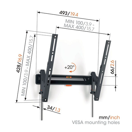 Vogel's TVM 3415 TILT MEDIUM WALL MOUNT