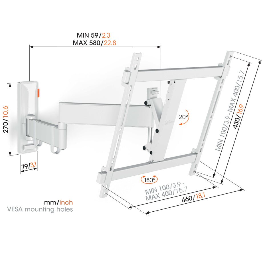 Vogel's TVM 3445 FULL MOTION+ M WALL MOUNT