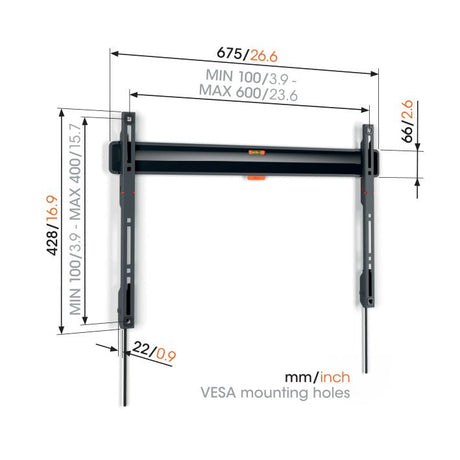 Vogel's TVM 3605 FIXED LARGE WALL MOUNT