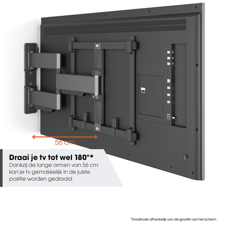 Vogel's TVM 5445 Draaibare tv-beugel 32 -65 inch platinumgrijs