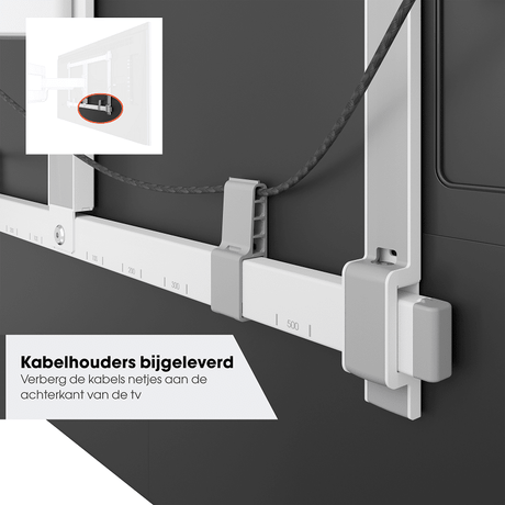 Vogel's TVM 5645 Draaibare tv-beugel 40 -77 inch wit