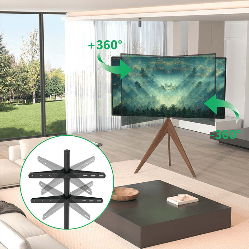 XTRARM XTRARM Argo Tripod - Soporte de suelo Nogal