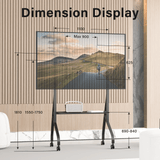 XTRARM Aura XTR-FS5150 – Mobiler TV-Standfuß 42"-110" Schwarz