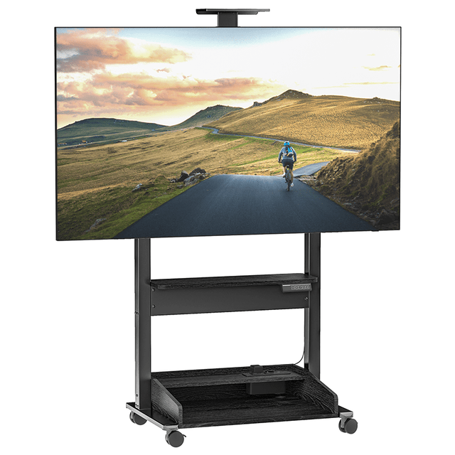 DQ Wall-Support Zelos black Mobile – Elektrischer Stand-TV-Ständer