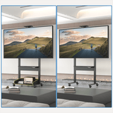 DQ Wall-Support Zelos black Mobile – Elektrischer Stand-TV-Ständer